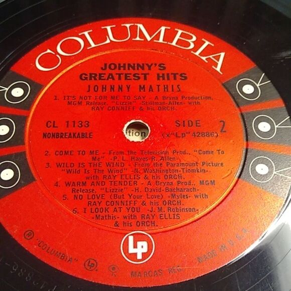 Johnny Mathis Greatest Hits Vinyl Record - Picture 9 of 9